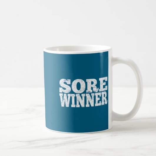 Sore Winner Funny Gym Quote Workout Exercise And F Kaffeetasse (Rechts)