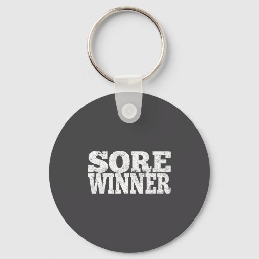 Sore Winner Funny Gym Quote Workout Exercise And F Schlüsselanhänger (Vorderseite)