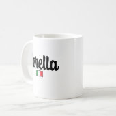 Sorella Italian Flag Mug - Gift for Sister Kaffeetasse (Vorderseite Links)