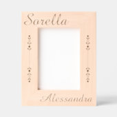 Sorella - Italian Sister - Personalized Geätzte Rahmen (Vorderseite)