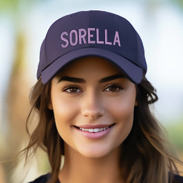 Sorella (Schwester) Personalisierter bestickter Hu Bestickte Baseballkappe