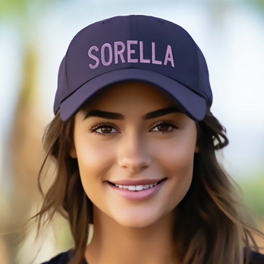 Sorella (Schwester) Personalisierter bestickter Hu Bestickte Baseballkappe