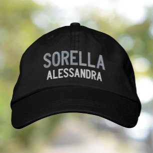 Sorella (SISTER) personalisierter bestickter Cap H Bestickte Baseballkappe