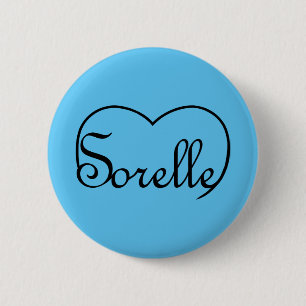 Sorelle Italian Sisters heart Button