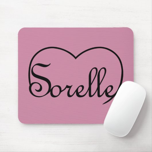 Sorelle Italian Sisters heart Mousepad (Mit Mouse)