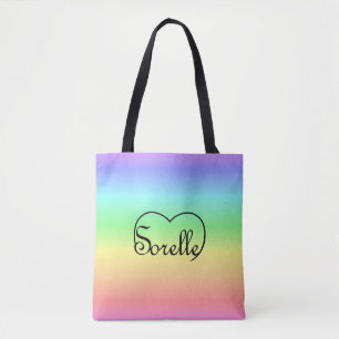 Sorelle Italian Sisters heart rainbow Tasche