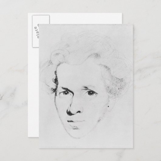 Soren Aabye Kierkegaard Postkarte (Vorne/Hinten)