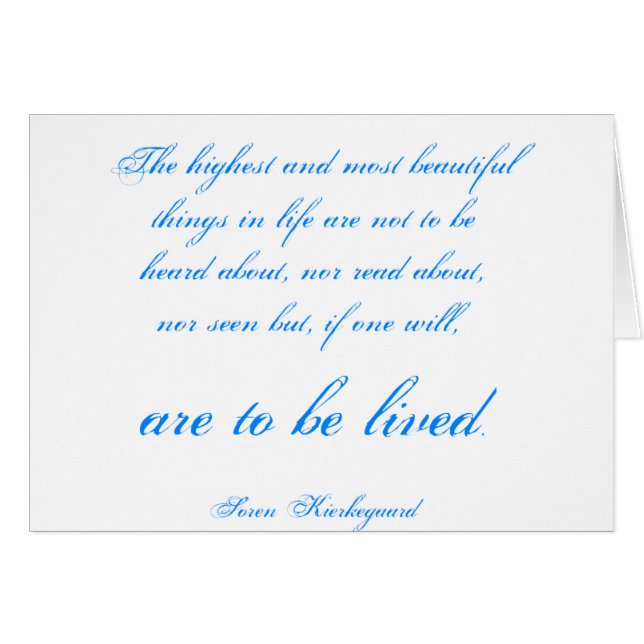 Soren Kierkegaard (Vorderseite (Horizontal))