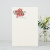 Soren Kierkegaard Briefpapier (Stehend Vorderseite)