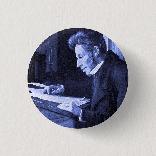 "SOREN KIERKEGAARD" BUTTON (Vorderseite)