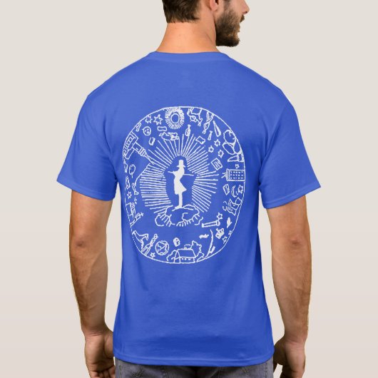 "SOREN KIERKEGAARD" (doppelseitig) T-Shirt (Rückseite)