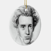 "SOREN KIERKEGAARD " KERAMIKORNAMENT (Rechts)
