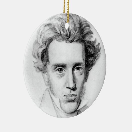 "SOREN KIERKEGAARD " KERAMIKORNAMENT (Rechts)