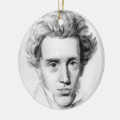 "SOREN KIERKEGAARD " KERAMIKORNAMENT (Links)