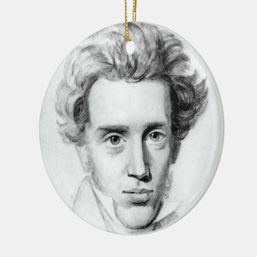 "SOREN KIERKEGAARD " KERAMIKORNAMENT (Links)