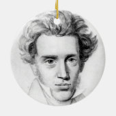 "SOREN KIERKEGAARD " KERAMIKORNAMENT (Hinten)