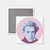 Soren Kierkegaard Magnet (Vorderseite/Rückseite)
