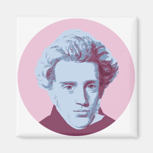Soren Kierkegaard Magnet (Vorne)