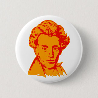 Soren Kierkegaard Philosophie existenzialistisches Button