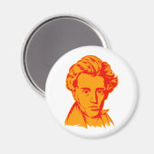 Soren Kierkegaard Philosophie existenzialistisches Magnet (Vorderseite/Rückseite)