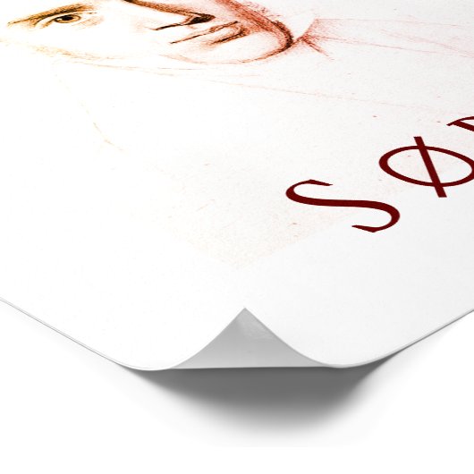 Søren Kierkegaard Poster (Ecke)