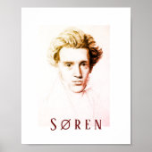 Søren Kierkegaard Poster (Vorne)