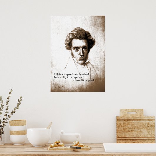 Soren Kierkegaard Poster (Küche)