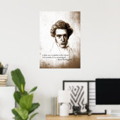 Soren Kierkegaard Poster (Heimbüro)
