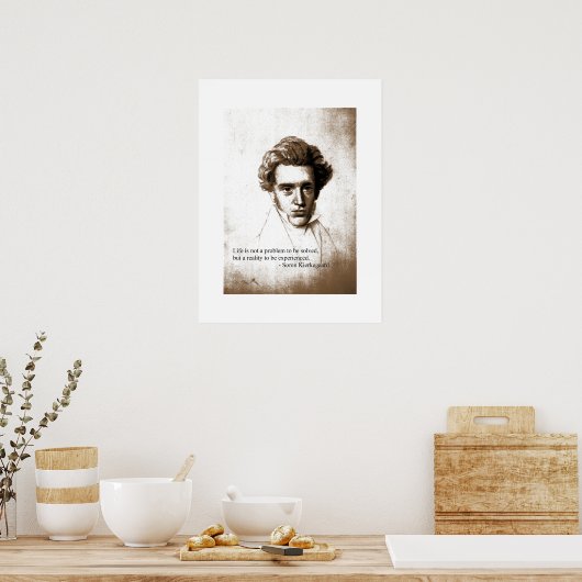 Søren Kierkegaard - Poster - Philosophie (Küche)