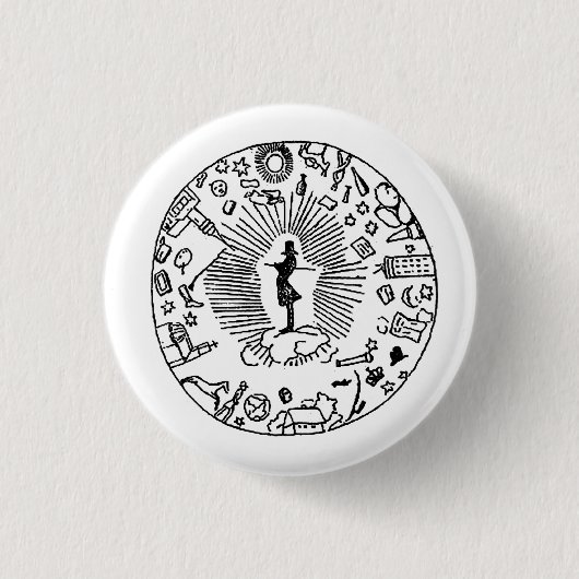 "SOREN KIERKEGAARD UND DIE BUTTON (Vorderseite)