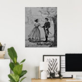 Søren Kierkegaard und Regine Olsen Poster (Heimbüro)