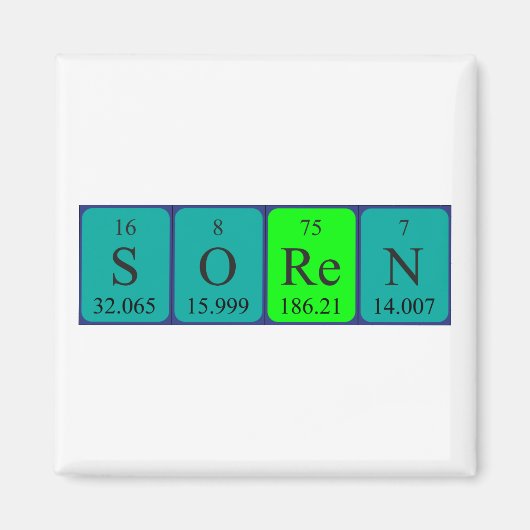 Sören Periodenmagnet Magnet (Vorne)