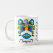Sorensen Familien-Wappen Tasse (Links)