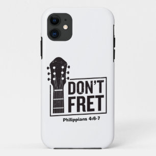 Sorge dich nicht (Philipper 4:6-7) Gitarre Case-Mate iPhone Hülle