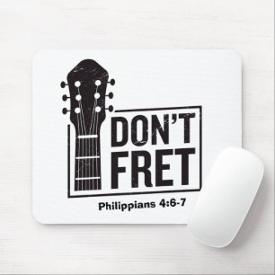 Sorge dich nicht (Philipper 4:6-7) Gitarre Mousepad