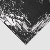 Sorge - Frau und Kind Seidenpapier (Ausschnitt)