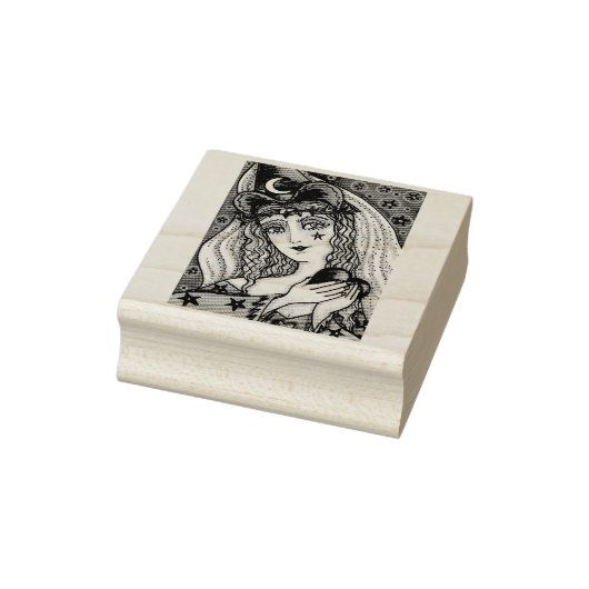 SORGE, GOTH HALLOWEWEEN MIT RUBBER-BRIEFMARKE GUMMISTEMPEL (Stempel)