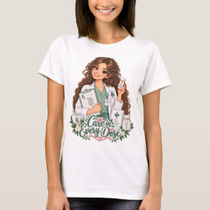 Sorge in jedem Dosis Apotheker T-Shirt