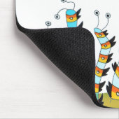 Sorge-Wurm-Mausunterlage Mousepad (Ecke)