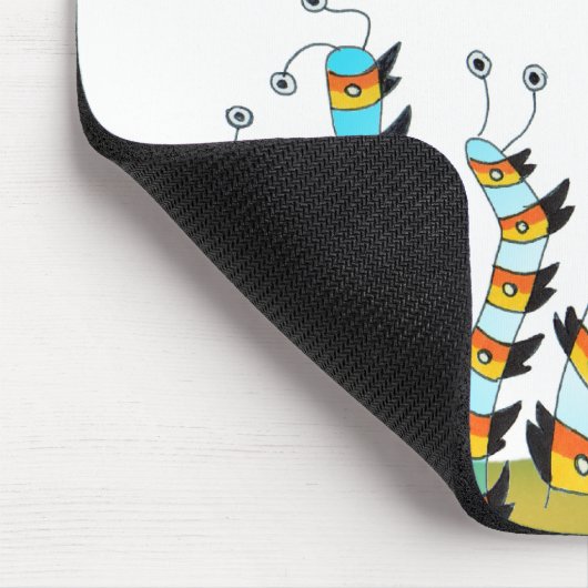 Sorge-Wurm-Mausunterlage Mousepad (Ecke)