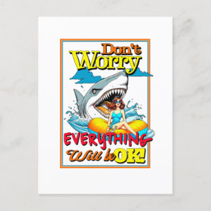 SORGEN SIE SICH NICHT, DASS ALLES IN ORDNUNG SEIN  POSTKARTE