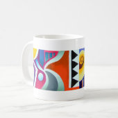 SORGEN SIE SICH NICHT IST GLÜCKLICH KAFFEETASSE (Vorderseite Links)