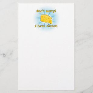 Sorgen Sie sich nicht mich haben Käse - Steigung Briefpapier