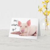 SORGEN SIE SICH NICHT, SCHWEIN "60" IST NICHT SO S KARTE (Gelbe Blume)