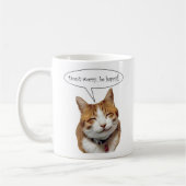 Sorgen Sie sich nicht, seien Sie glückliche Kaffeetasse (Links)