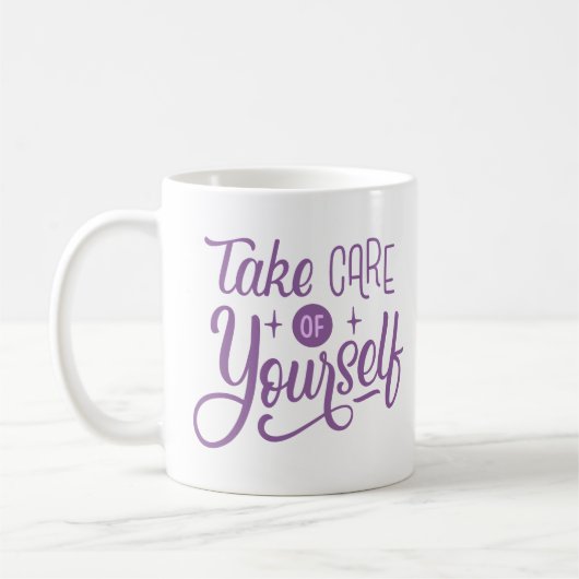 SORGEN SIE SICH SELBST KAFFEETASSE (Links)