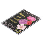 Sorgen Sie sich weniger Lächeln mehr Notizblock (Linke Seite)