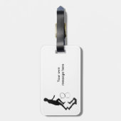 sorgenfrei gepäckanhänger (Rückseite vertikal)