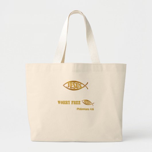 sorgenfrei jumbo stoffbeutel (Vorne)