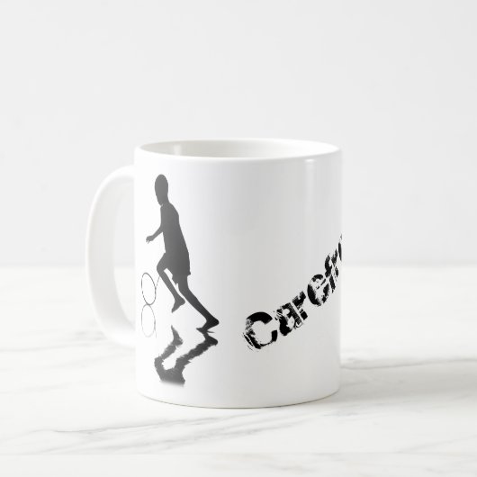 sorgenfrei kaffeetasse (Vorderseite Links)